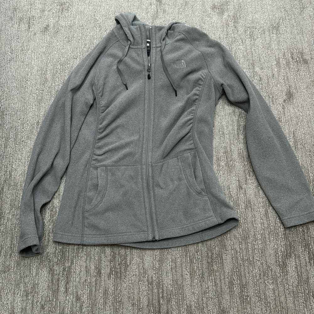 North Face Hooded Zip-Up Fleece